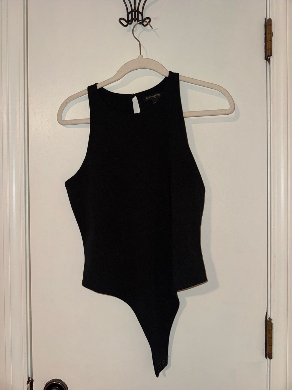 Black Sleeveless Bodysuit Top - j crew